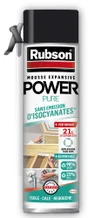 Lot de 2 mousse expansive multi usages power pure 0% iso RUBSON blanc 500ml