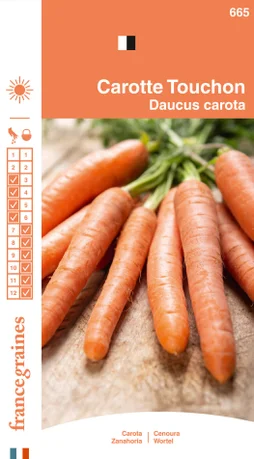 Sachet graines carotte touchon, FRANCE GRAINES, 3 g