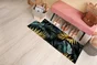 Paillasson multicouleur l.50 cm x L.120 cm, Boston50120feugold