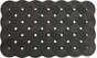 Paillasson caoutchouc noir l.45 cm x L.75 cm