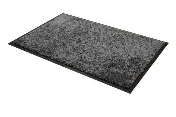 Tapis d'entree plastique gris l.60 cm x L.80 cm, Saniplus608002