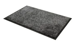 Tapis d'entree plastique gris l.60 cm x L.80 cm, Saniplus608002