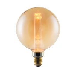 Ampoule décorative led ambré globe 125 mm E27 120 Lm = 3 W blanc très chaud, XXC