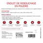 Enduit de rebouchage en poudre 15 kg