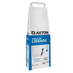 Enduit de lissage en poudre, AXTON, 5 kg