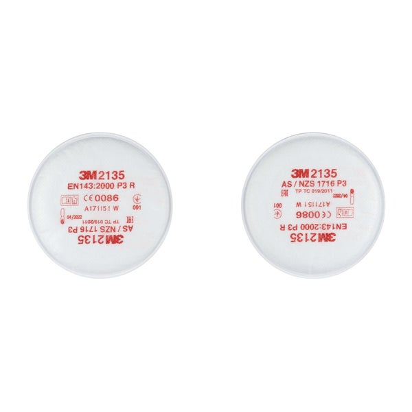 Lot de 1 paire de filtres antipoussiere P3 3M