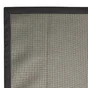 Tapis noir rectangulaire, l.100 x L.120 cm Diam.0
