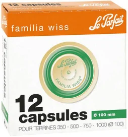 Sachet de 10 capsule de bouteille FAMILIA WISS 100