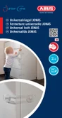 Lot de 2 bloques-tiroir, ABUS, blanc