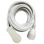 Rallonge electrique menager avec terre HO5VVF, blanc, 6m, Lexman