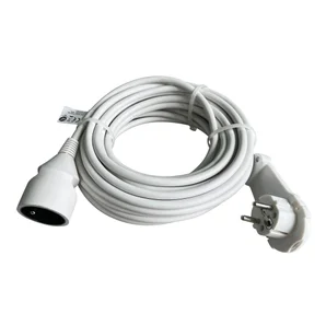 Rallonge electrique menager avec terre HO5VVF, blanc, 10m, Lexman