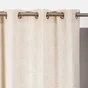 Rideau tamisant, Alan, beige H.260 x l.140 cm
