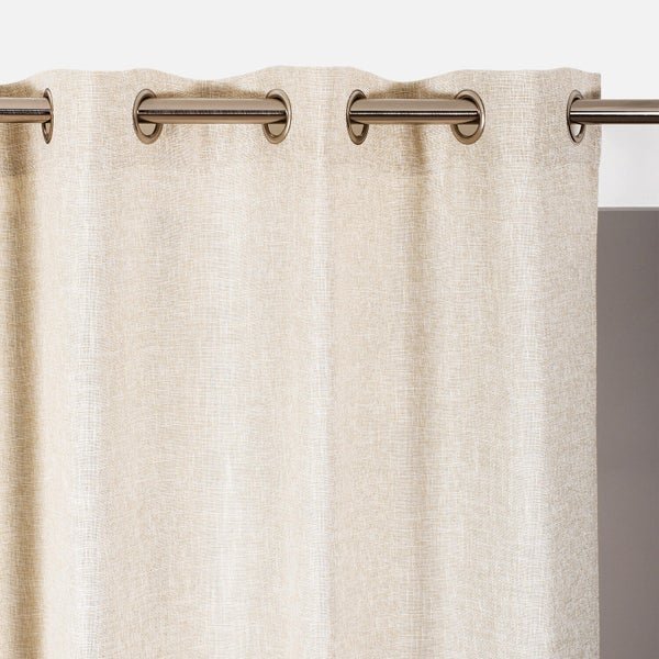 Rideau tamisant, Alan, beige H.260 x l.140 cm