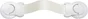 Bloque placard, ABUS, blanc
