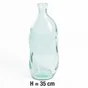 Vase Léa, verre recycle transparent D.33 cm
