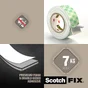 Double face intérieur 1,5m x 19mm Fix 3M blanc
