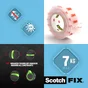 Double face transparent 10m x 19mm Fix 3M transparent