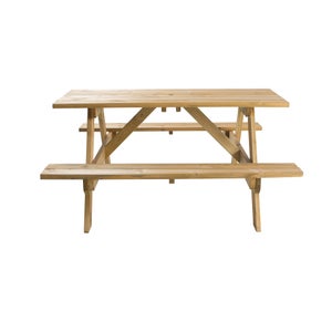 Table pic nic rectangulaire, rectangulaire, bois 150x66x75 NATERIAL