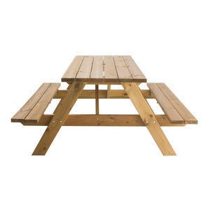 Table pic nic rectangulaire, rectangulaire, bois 150x66x75 NATERIAL
