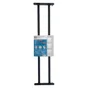 Grille de défense télescopique, AFBAT, 2 barreaux 99 cm à 188 cm, acier peint noir