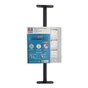 Grille de défense télescopique, AFBAT, 1 barreau 55 cm à 103 cm, acier peint noir