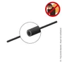 Tube diam.12 mm pour grille défense télescopique, AFBAT, L 1.03 m, acier peint noir