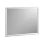 Miroir encadré l.90 x H.70 cm, blanc, SENSEA Charm
