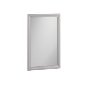 Miroir encadré l.45 x H.70 cm, gris, SENSEA Charm