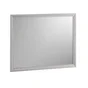Miroir encadré l.90 x H.70 cm, gris, SENSEA Charm