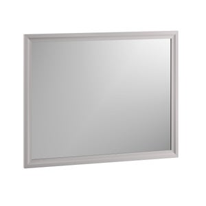 Miroir encadré l.90 x H.70 cm, gris, SENSEA Charm