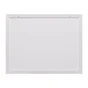 Miroir encadré l.90 x H.70 cm, gris, SENSEA Charm
