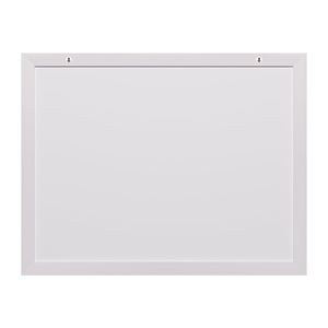 Miroir encadré l.90 x H.70 cm, gris, SENSEA Charm