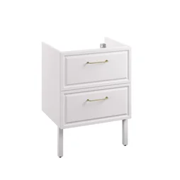 Meuble sous-vasque 2t l.60 x H.57 x P.48.1 cm blanc Charm