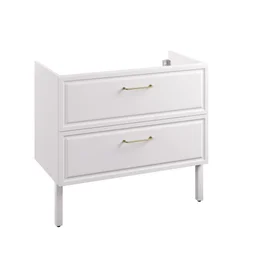Meuble sous-vasque 2t l.90 x H.57 x P.48.1 cm blanc Charm