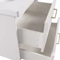 Rallonge pour meuble sous-vasque 2t l.60 x H.82.2 x P.48.1 cm blanc Charm