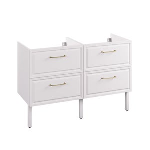 Rallonge pour meuble sous-vasque 2t l.60 x H.82.2 x P.48.1 cm blanc Charm
