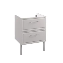Meuble sous-vasque 2t l.60 x H.57 x P.48.1 cm gris Charm