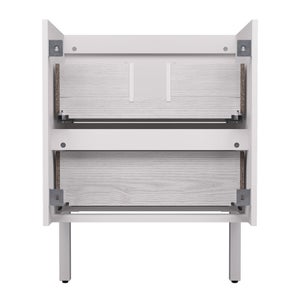 Meuble sous-vasque 2t l.60 x H.57 x P.48.1 cm gris Charm
