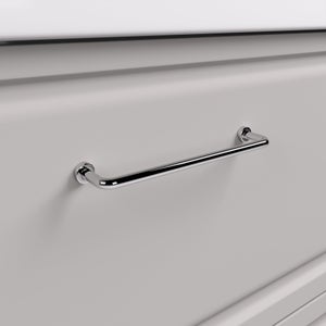 Meuble sous-vasque 2t l.60 x H.57 x P.48.1 cm gris Charm