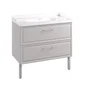 Meuble sous-vasque 2t l.90 x H.57 x P.48.1 cm gris Charm