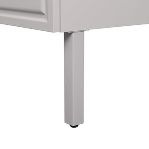 Meuble sous-vasque 2t l.90 x H.57 x P.48.1 cm gris Charm