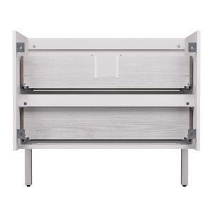 Meuble sous-vasque 2t l.90 x H.57 x P.48.1 cm gris Charm