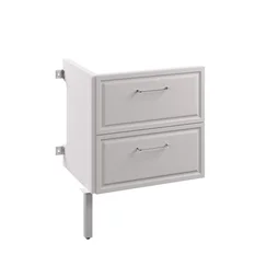 Rallonge pour meuble sous-vasque 2t l.60 x H.82.2 x P.48.1 cm gris Charm