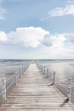 Plexiglass imprimé Wooden Bridge, CEANOTHE 65 x 97 cm