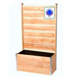 Carre potager MON PETIT POTAGER naturel L.  75 x L.  35 x H. 136 cm