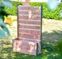 Carre potager MON PETIT POTAGER naturel L.  75 x L.  35 x H. 136 cm