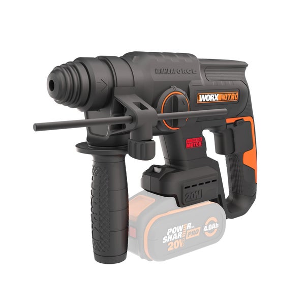 Marteau perforateur WORX WX381.9 20 V 1 batteries