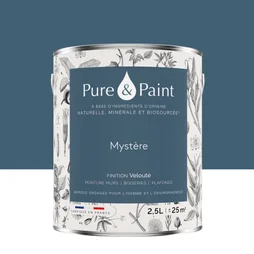 Peinture mystere mur, plafond et boiserie , PURE  PAINT velours 2.5 l