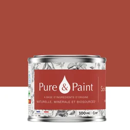Testeur peinture soir de sienne velours , PUREPAINT 100 ml
