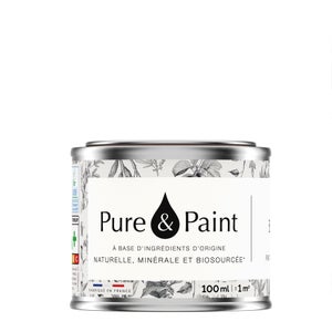 Testeur peinture blanc velours , PURE  PAINT 100 ml